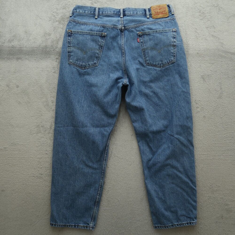 Levi's 550 Jeans Mens Size 40x30 (38x30 Actual) Blue Relaxed Tapered Denim - Picture 9 of 16